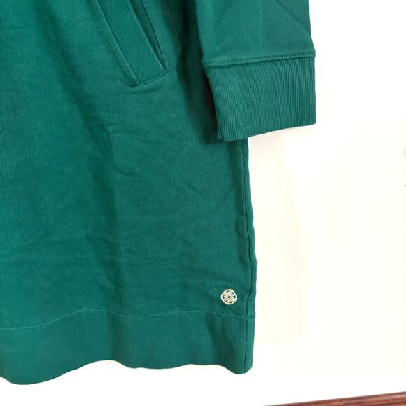 Lilly Pulitzer Beachcomber Sweatshirt Dress M NWOT Emerald Green Terry Coastal - Picture 6 of 7